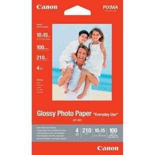 Canon Photo Paper Glossy GP-501 (0775B003AA) &mdash; Фотобумага глянцевая 10х15, 200 г/м&sup2;, 100 листов 1-46288 фото