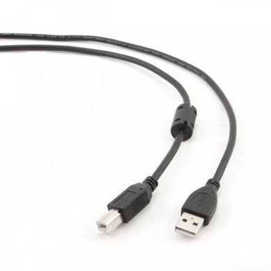 Cablexpert CCFB-USB2-AMBM-3M &mdash; Кабель USB 2.0, A-папа/B-папа, феррит, 3 м 1-24084 фото