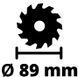 Einhell 4331030 &mdash; Міні-пила дискова TC-CS 89, 600 Вт, 89х10 мм 1-70650 фото 8