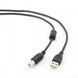 Cablexpert CCFB-USB2-AMBM-3M &mdash; Кабель USB 2.0, A-папа/B-папа, феррит, 3 м 1-24084 фото 2