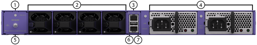 Мережевий комутатор Extreme Networks 5720-48MXW &mdash; Комутатор керований L2+ 48x 10GbE 2xQSFP28 PoE-бюджет 1093 Вт 1-57108 фото