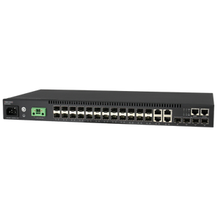 Сетевой коммутатор Edge-Core ECS4120-28Fv2 &mdash; Коммутатор управляемый L2+ L3 Lite 20SFP 4RJ-45 SFP 4SFP+ 704475 фото