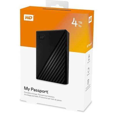 WD WDBPKJ0040BRD-WESN &mdash; Портативний жорсткий диск My Passport 4TB USB3.2 Red 715649 фото