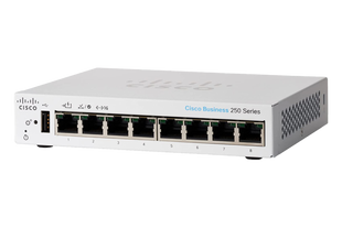 Мережевий комутатор Cisco CBS250-8T-D &mdash; Комутатор керований L3 8xGbE USB 16 Гбіт/с (Вітрина) 9-13139 фото
