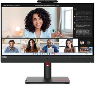 Lenovo ThinkVision T24mv-30 (63D7UAT3UA) &mdash; Монитор IPS, 23.8", 1920х1080, 75 Гц, 1xHDMI, 2xDP (вход,выход), 1xDP USB-C, 4xUSB, RJ45 1-47149 фото