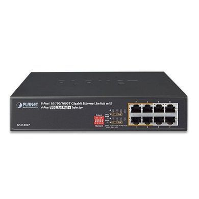 Сетевой коммутатор Planet GSD-804P &mdash; Коммутатор неуправляемый Gigabit Ethernet PoE 001-1045 фото