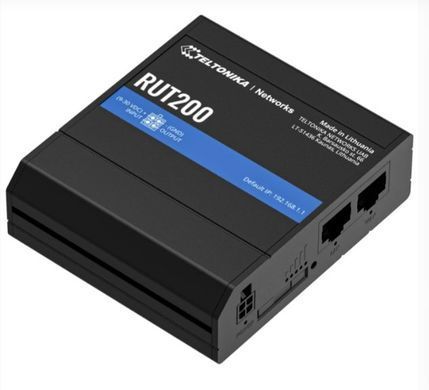 Роутер Teltonika RUT200 &mdash; 4G Wi-Fi роутер промышленный 802.11n 2.4 ГГц 1xFE WAN 1xFE LAN 1-55397 фото