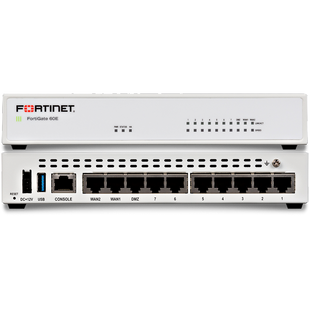 Межсетевой экран Fortinet FG-60E-NFR &mdash; Межсетевой экран 2хGE WAN, 1хGE DMZ, 7хGE LAN 1-20873 фото