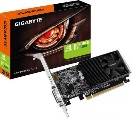 Gigabyte GV-N1030D4-2GL &mdash; Видеокарта PCI-Ex GeForce GT 1030 Low Profile 2GB DDR4 1-5544 фото