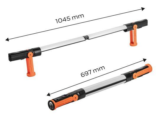 Neo Tools 99-047 &mdash; Фонарь инспекционный аккумуляторный, 2х2200мА&bull;ч, 2х350лм, 2х45Вт, 6 магнитов в подставке 1-73262 фото