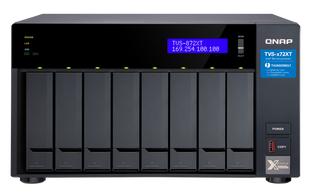 Сетевое хранилище NAS NAS сервер 8xHDD/SSD 112 ТБ 16 ГБ DDR4 2xGbE 1x10GbE 2xThunderbolt 3 4xUSB 3.1 1xUSB 3.0 QNAP TVS-872XT-i5-16G 681286 фото