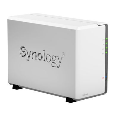 Сетевое хранилище NAS NAS сервер 2xHDD/SSD 32 ТБ 512 МБ DDR3 1xGbE 2xUSB 3.0 Synology DS218j 668755 фото