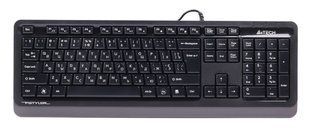 A4Tech FKS10 (Grey) &mdash; Клавиатура Fstyler Sleek MMedia Comfort, USB, серая 1-23448 фото
