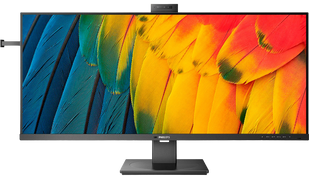 Philips 40B1U5601H/00 &mdash; Монітор 40" IPS 3440x1440 120 Гц 4 мс HDMI DisplayPort USB Eth WebCam Black 1-31953 фото