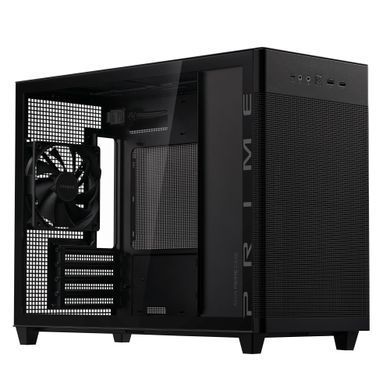 Asus Prime AP201 Tempered Glass Black &mdash; Корпус Mini Tower, без БП, 120 мм Fan (90DC00G0-B39010) 1-32953 фото