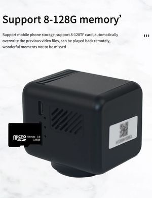 IP камера видеонаблюдения Zunate CT101 &mdash; IP камера видеонаблюдения направленная (мини-камера) 2 Мп 2.8 мм с Wi-Fi (БУ) 9-15030 фото