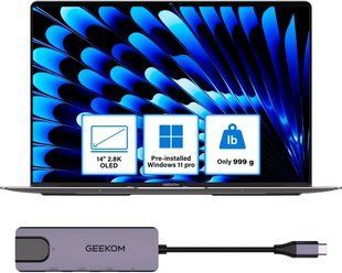 GEEKOM GeekBook X14 Pro (GEEKBOONX14CMOU9185H-322-US) &mdash; Ноутбук 14" OLED Intel Core Ultra 9 185H 32 ГБ LPDDR5 2 ТБ SSD M.2 Windows 11 Pro 1-81329 фото