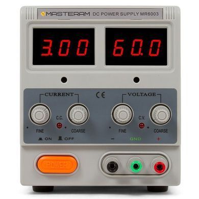 Masteram MR6003 &mdash; Трансформаторный блок питания, 1-канальный, 3 А, 60 В 1-35601 фото