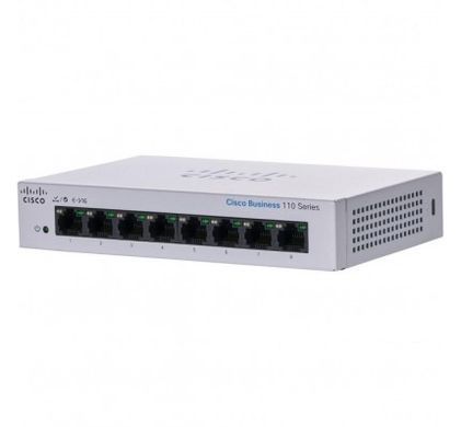 Мережевий комутатор Cisco CBS110-8T-D &mdash; Комутатор некерований 8 x GbE 16 Гбіт/с (Вітрина) 9-10580 фото
