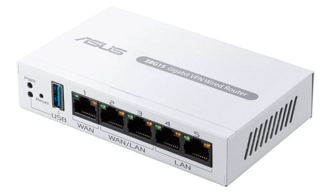 Роутер Asus ExpertWiFi EBG15 &mdash; VPN-роутер без Wi-Fi 1xGbE WAN 2xGbE WAN/LAN 2xGbE LAN (Вітрина) 9-15079 фото