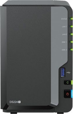 Сетевое хранилище NAS Synology DS224+ &mdash; Сетевое хранилище Intel Celeron J4125 4 ядра 2х3,5"/2,5" DDR4 1GbE 1-27697 фото