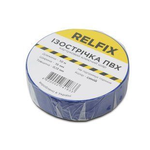 Изолента Relfix 15 мм х 10 м синяя 1-2298 фото