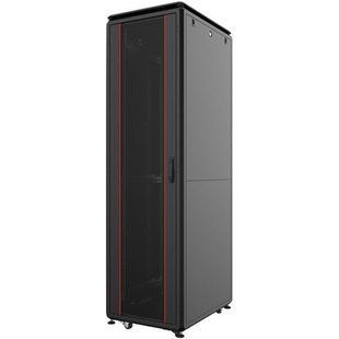 Серверна шафа Mirsan GTV MR.GTV22U66DE.01 &mdash; Шафа серверна підлогова 19", 22U, 600x600 мм, чорна 729995 фото