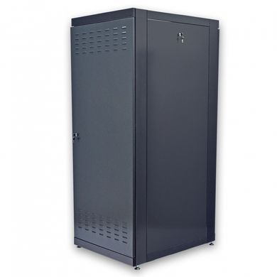 Серверна шафа CMS UA-MGSE42810B &mdash; Серверна шафа підлогова, 19", 42U, 800х1055 мм, скляні двері, розбірна 64931 фото