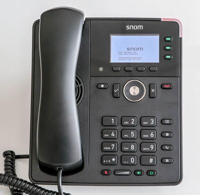IP телефон Проводной IP телефон премиум-класса 6 SIP/PoE черный Snom D717 694233 фото