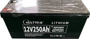 Matrix MLR 12250 &mdash; Акумуляторна батарея LiFePO₄ 12.8 В 250 А&middot;г 3.2 кВт&middot;г 2000 циклів 1-81403 фото