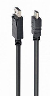 Cablexpert CC-DP-HDMI-5M &mdash; Кабель DisplayPort - HDMI, Full HD 60 Гц, 5 м 1-23803 фото