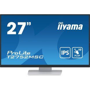 Iiyama ProLite (T2752MSC-W1) &mdash; Монитор сенсорный, IPS, 27", 1920х1080, 60 Гц, 1xHDMI, 1xDP, 2xUSB 3.2 1-47057 фото