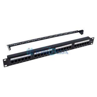 Патч-панель 24xRJ45, Cat.5e, UTP, 1U Kingda KD-PP07-UTP-C5e-24P 684433 фото