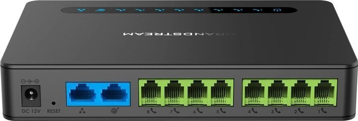 Мережевий комутатор Grandstream ATA-HT818 &mdash; Комутатор керований 1 Гбіт/с 2 х LAN 8 х FXS (Вітрина) 9-10433 фото
