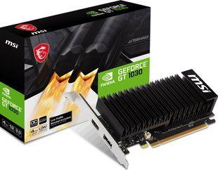 MSI GT1030 4GHD4 LP OC &mdash; Відеокарта GeForce GT 1030, 4 ГБ, GDDR4, 64-bit 1-52770 фото