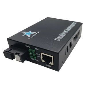 Alistar X3G &mdash; Медиаконвертер 10/100/1000BASE-T 1000BASE-LX 1SM WDM SC 20км TX1310/RX1550нм 1-43888 фото