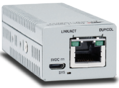 Allied Telesis AT-DMC100/SC &mdash; Медіаконвертер некерований 1x10/100 Base-Tx 1xSC багатомод 1310 нм 2 км USB 669513 фото
