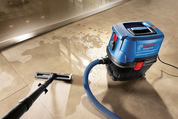 Bosch 0.601.9E5.100 &mdash; Пилосос професійний GAS 15 PS, 1100Вт, 220мБар, контейнер 15л, 8кг 1-71120 фото