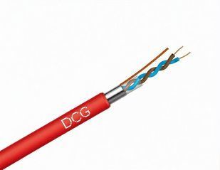 DCG EIB/KNX Cable JY(St)H 1x2x0.80mm (R) 305m Drum &mdash; Кабель для систем автоматизации 1х2x0.50 мм&sup2;, CU, экранированный, LSZH, красный 1-78407 фото