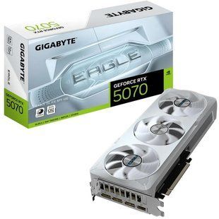 Gigabyte GeForce RTX 5070 EAGLE OC ICE SFF 12G (GV-N5070EAGLEOC ICE-12GD) &mdash; Видеокарта 12 ГБ GDDR7 192-bit 1-63037 фото