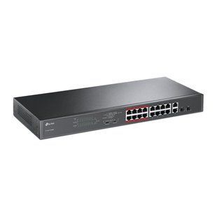Мережевий комутатор TP-Link TL-SL1218MP &mdash; Комутатор некерований Gigabit Ethernet 692940 фото