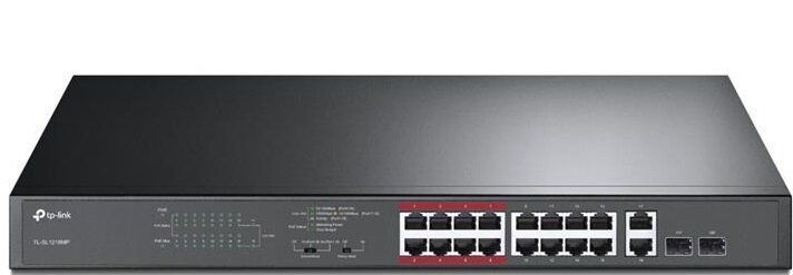 Сетевой коммутатор TP-Link TL-SL1218MP &mdash; Коммутатор неуправляемый Gigabit Ethernet 692940 фото