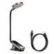 Baseus Comfort Reading Mini Clip Lamp DGRAD-0G &mdash; Настільна лампа з кліпсою та кабелем, 4000 К, 3 Вт, сіра 1-36456 фото 1