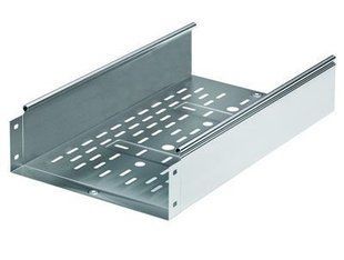 DKC лоток перфорированный 150х100 L 3000 толщ. 1,0мм, цинк-ламельный (3534210ZL) 688393 фото