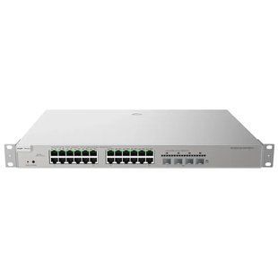 Мережевий комутатор Ruijie Reyee RG-NBS5100-24GT4SFP-P &mdash; Комутатор керований L3, 24xGbE РоЕ (370 Вт), 4хSFP 1-58223 фото