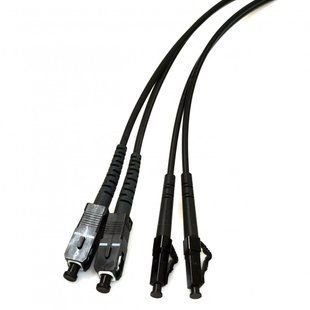 CMS UPC-25SCLC(MM)D(ON)BK &mdash; Патч-корд оптичний SC/UPC-LC/UPC MM Duplex 25м чорний 1-18178 фото