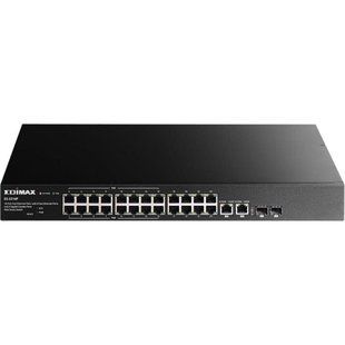 Мережевий комутатор Edimax 2COMBO ES-5216P &mdash; Комутатор мережевий 24 порти 10/100M POE+ 728952 фото
