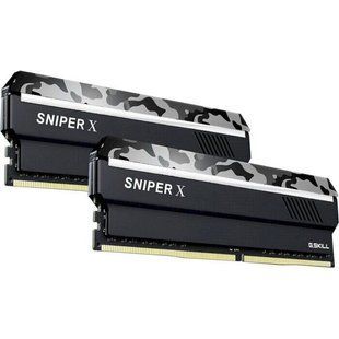 G.SKILL F4-3200C16D-32GSXWB &mdash; модуль памяти Sniper X Urban Camo DDR4 3200MHz 32GB Kit 2x16GB 463357 фото