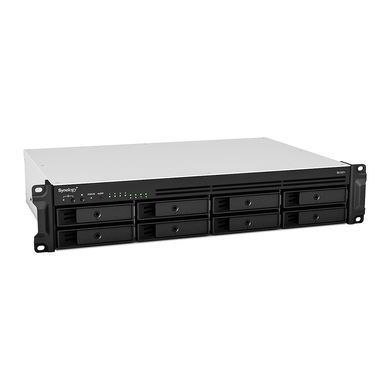 Сервер стоечный AMD Ryzen V1500B 4 ГБ DDR4 ECC SO-DIMM 8х2.5/3.5 SSD/HDD 4хRJ-45 GbE 2хUSB 3.2 Synology RS1221+ 1-1566 фото