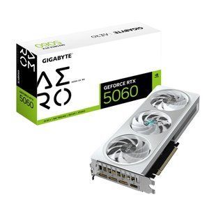 Gigabyte GeForce RTX 5060 AERO OC 8G (GV-N5060AERO OC-8GD) &mdash; Видеокарта 8 ГБ GDDR7 128-bit 1-63040 фото